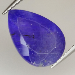 3.91ct Tanzanite coupe poire 11.6x8.1mm