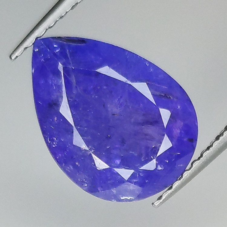 3.83ct Tanzanite taglio pera 11.7x8.6mm