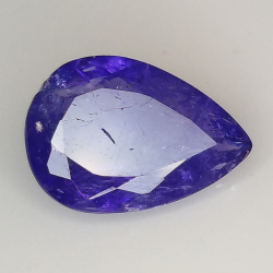 2.60ct Tanzanite coupe poire 11.1x7.8mm