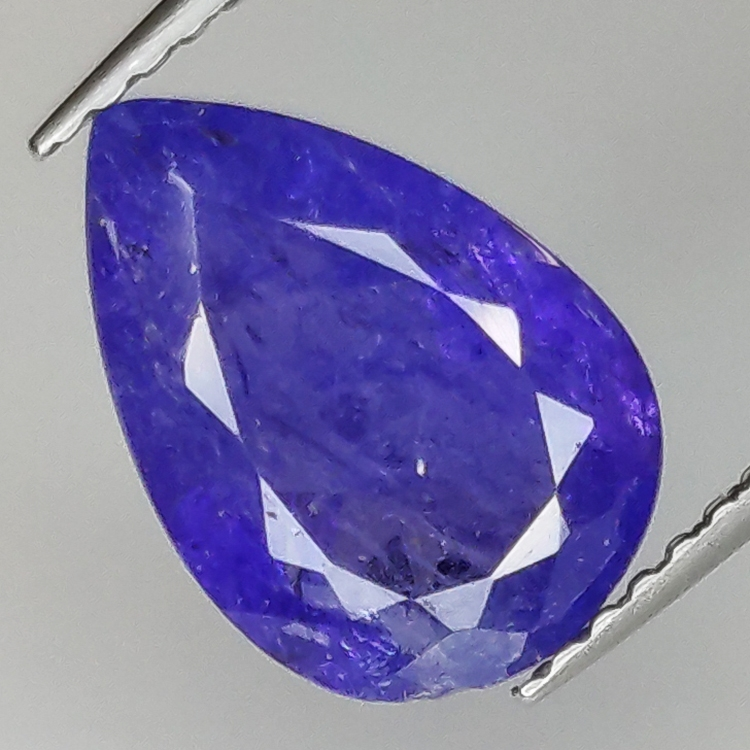 2.60ct Tanzanite pear cut 11.1x7.8mm