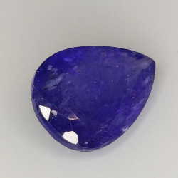 2.60ct Tanzanite coupe poire 11.1x7.8mm