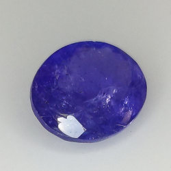 3.11ct Tanzanite coupe ovale 10.7x8.3mm