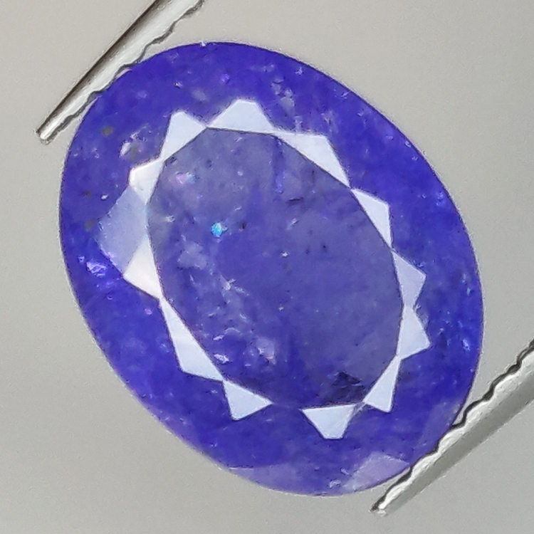 3.11ct Tanzanite coupe ovale 10.7x8.3mm