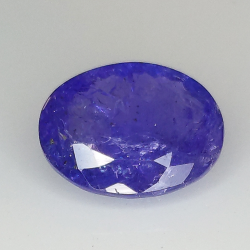 3.11ct Tanzanite taglio ovale 10.7x8.3mm