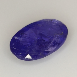 4.03ct Tanzanite oval cut 13.4x8.4mm