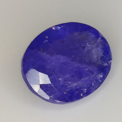 3.79ct Tanzanite cuope ovale 11.0x8.6mm