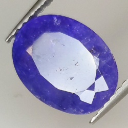 3.56ct Tanzanite cuope ovale 10.6x8.1mm