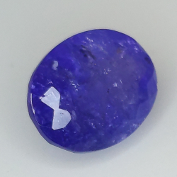 3.56ct Tanzanite cuope ovale 10.6x8.1mm