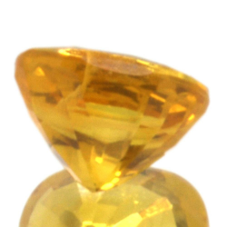 1,12 ct gelber Saphir im Ovalschliff, 6,11 x 4,57 mm