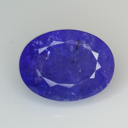 3.56ct Tanzanite cuope ovale 10.6x8.1mm