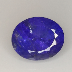 3.84ct Tanzanite oval cut 9.9x8.2mm