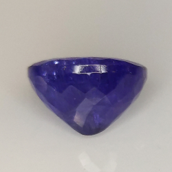 3.84ct Tanzanite cuope ovale 9.9x8.2mm