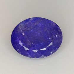 3.81ct Tanzanite taglio ovale 10.7x8.5mm