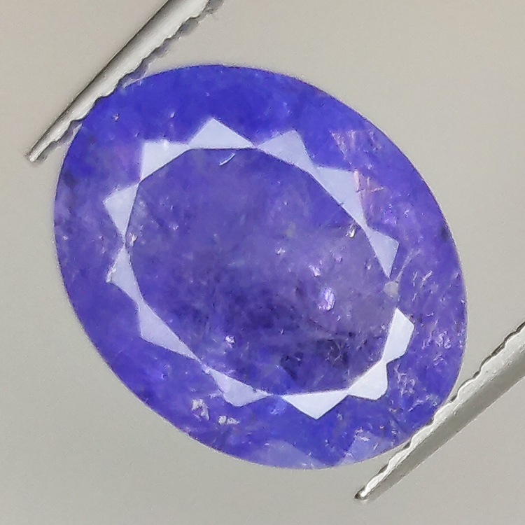 4.41ct Tanzanite coupe ovale 11.3x9.2mm