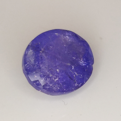 4.41ct Tanzanite coupe ovale 11.3x9.2mm