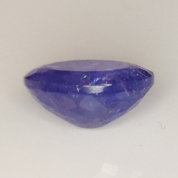 4.41ct Tanzanite coupe ovale 11.3x9.2mm