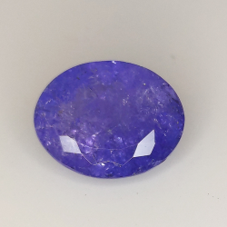 4.41ct Tanzanite coupe ovale 11.3x9.2mm