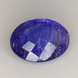 3.88ct Tanzanite coupe ovale 11.8x8.8mm