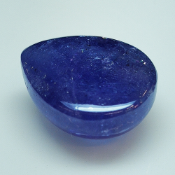 26.16ct  Tanzanite cabochon pera 19.7x15.7mm