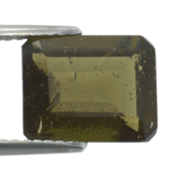 2,67ct Moldavite Emerald Cut