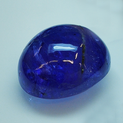 17.22ct Tanzanite cabochon oval 15.5x13.3mm