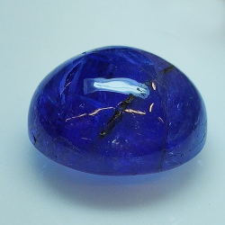 17.22ct Tanzanite cabochon ovale 15.5x13.3mm