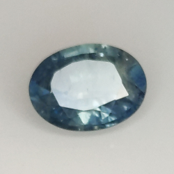 1.56ct Saphir Bleu coupe ovale 8.0x6.0mm