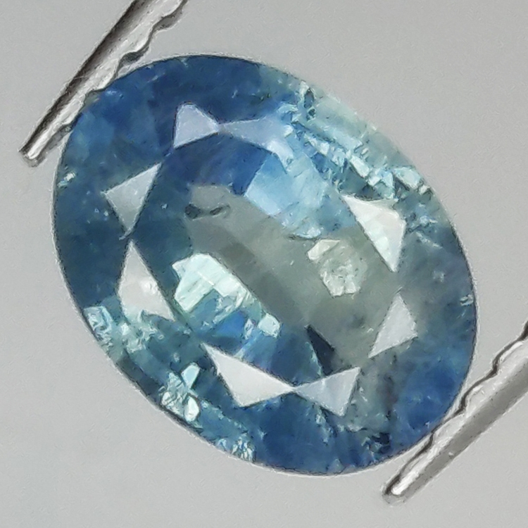 1.56ct Zaffiro blu taglio ovale 8.0x6.0mm