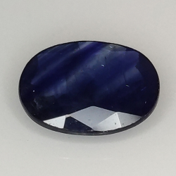 1.65ct Zafiro Azul talla oval 8.9x6.9mm