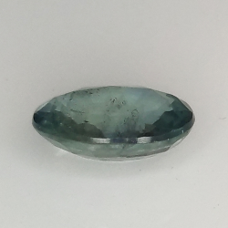 1.51ct Saphir Bleu coupe ovale 8.0x6.0mm