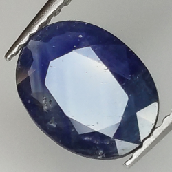 1.46ct Zafiro Azul talla oval 9.0x6.9mm