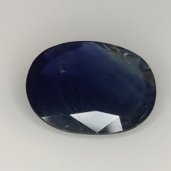 3.78ct Zaffiro blu taglio ovale 12.1x9.6mm