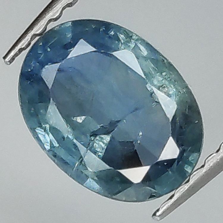 1.43ct Blauer Saphir Ovalschliff 8.0x6.0mm