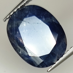 4.22ct Blauer Saphir Ovalschliff 11.5x8.9mm