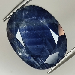 4.22ct Blauer Saphir Ovalschliff 11.5x8.9mm