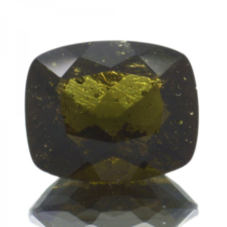 3,16ct Moldavite Cushion Cut