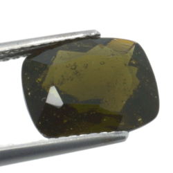 3,16ct Moldavite Cushion Cut