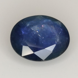 4.20ct Blauer Saphir Ovalschliff 10.7x8.6mm