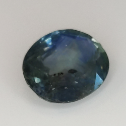 3.07ct Zaffiro blu taglio ovale 10.1x7.9mm