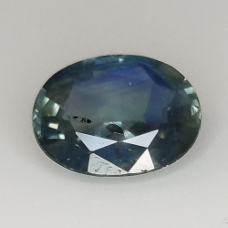 3.07ct Zaffiro blu taglio ovale 10.1x7.9mm