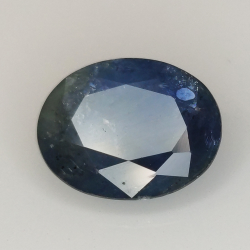 3.27ct Blauer Saphir Ovalschliff 9.9x8.0mm