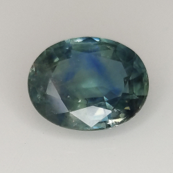 3.92ct Blauer Saphir Ovalschliff 10.6x8.6mm