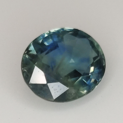 3.92ct Blauer Saphir Ovalschliff 10.6x8.6mm