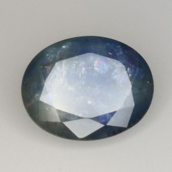 3.93ct Blauer Saphir Ovalschliff 11.0x8.7mm