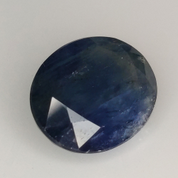 3.88ct Zaffiro blu taglio ovale 10.8x8.6mm