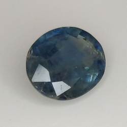 3.79ct Saphir Bleu coupe ovale 10.5x8.4mm