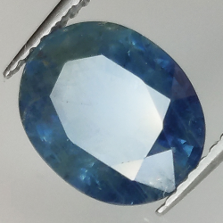 3.79ct Blauer Saphir Ovalschliff 10.5x8.4mm