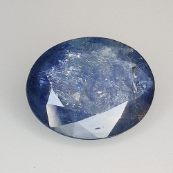 4.40ct Zaffiro blu taglio ovale 10.6x8.6mm