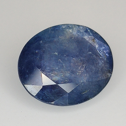 4.40ct Zaffiro blu taglio ovale 10.6x8.6mm