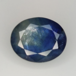 5.92ct Saphir Bleu coupe ovale 11.2x9.1mm